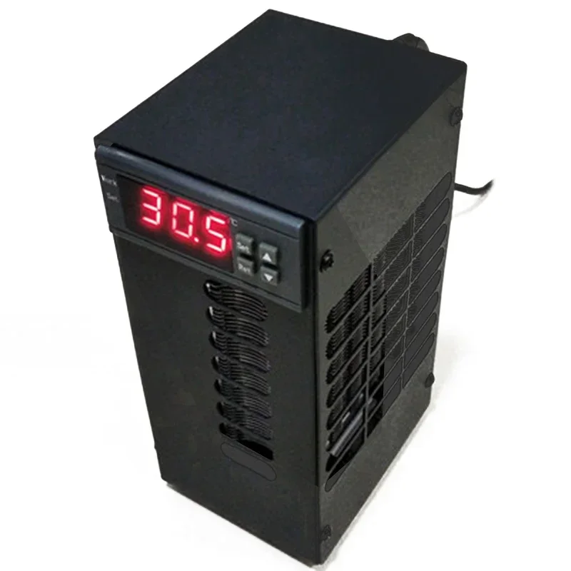 220V NEW Constant Temperature Adjustable Semiconductor Electronic Chiller Small Micro Chiller 35 Liter Fish Tank Circulating Wat