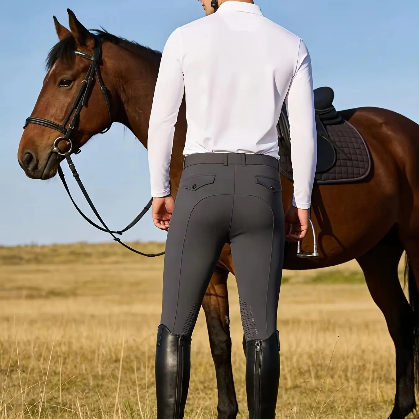 half-silicone-breeches-for-men-equestrian-pants-for-men-high-elasticity-slim-fit-quick-drying-jodhp-for-men-silicone