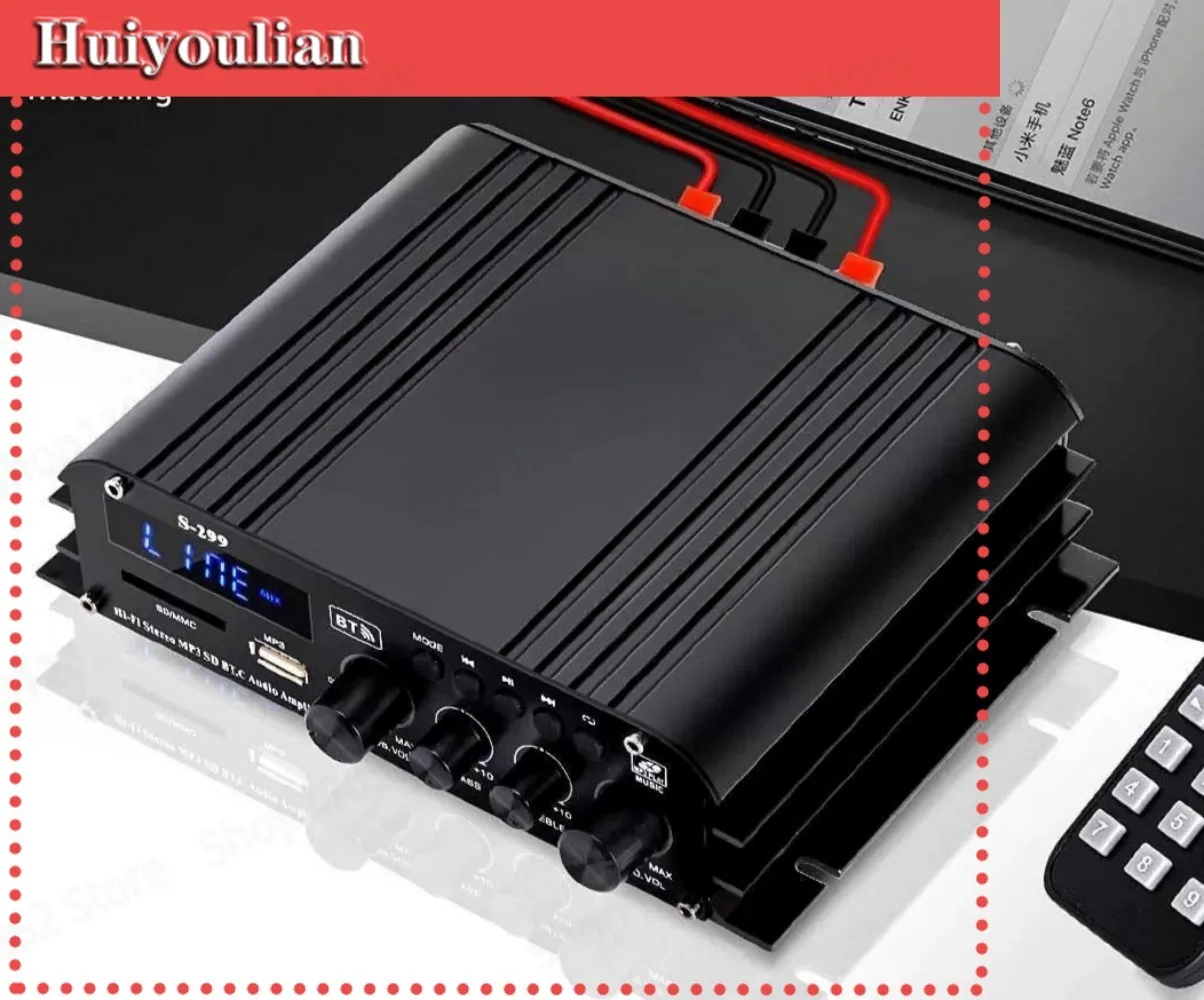other S-299 4.1CH Bluetooth Amplifier 40Wx4 Car Home Subwoofer USB SD Player