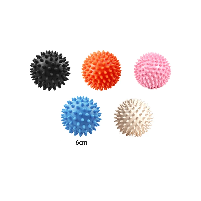 Hedgehog Massage Ball 6CM Sport Yoga Fascia Ball Fitness Shoulder Neck Foot Muscle Relaxation Sole Meridian Spikey Ball