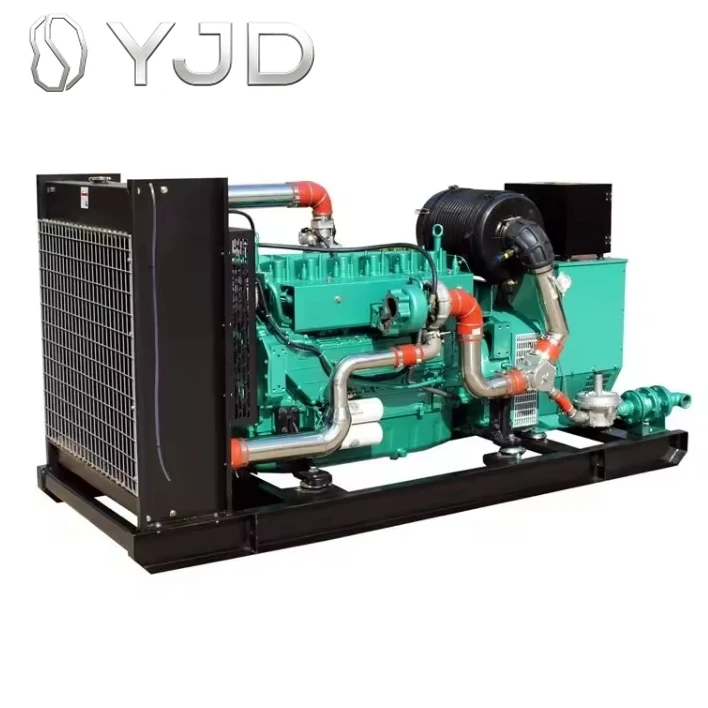 Natural Gas Whole Home Generator 150KW 3 Phase 4 Wire 24V DC Start Closed Water-cooled