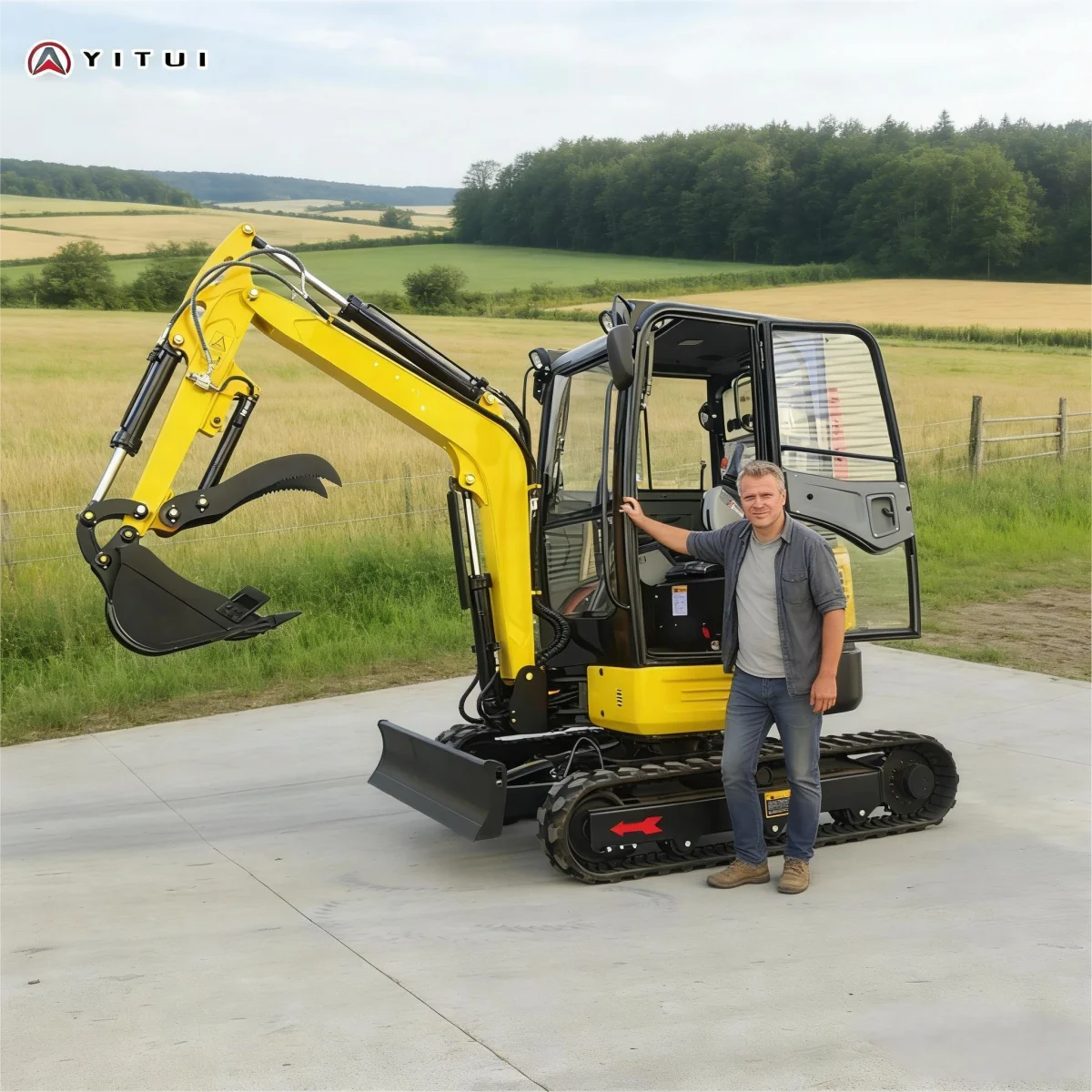 

Customized 2.6 Ton Mini Excavator Hydraulic Crawler Compact Quick Delivery Farm Garden Construction Mini Excavator