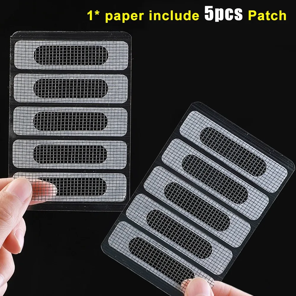 Window Screen Anti Mosquito Patch Exhaust Grille Window Door Drainage Hole Paste Mesh Net Screens Invisible Repair Sticker