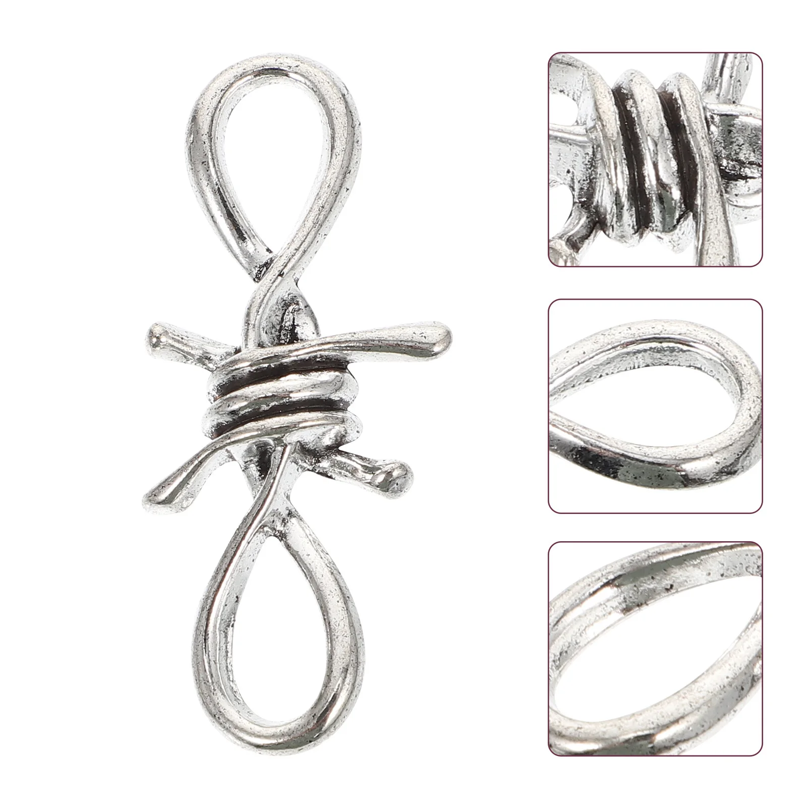 

30Pcs DIY Bracelet Necklace Charms Zinc Alloy Jewelry Making Accessories Unique Design Portable Smooth Surface