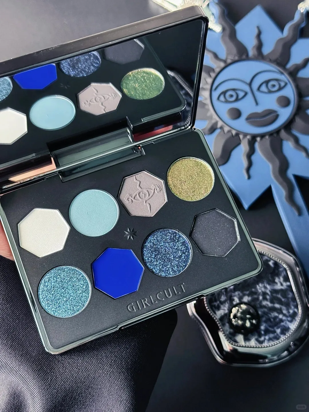Girlcult Miomu سلسلة 8 لون بريق عينيه لوحة الحرباء ماتي لامع لوحة مقاومة للماء ظلال العيون سموكي ماكياج #4