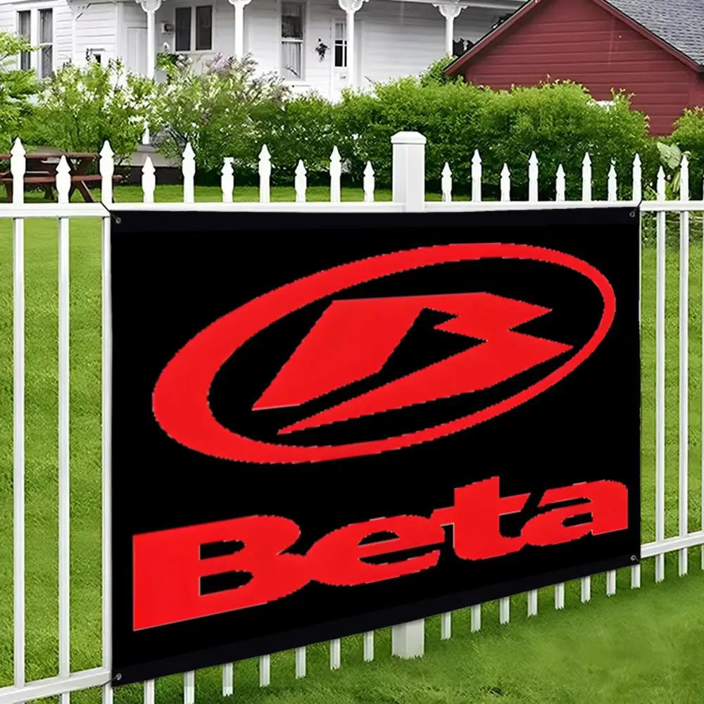 Betas Racing Flags Aesthetic Wall Tapestry Printed Wall Hanging Living Room Party Outdoor Decor