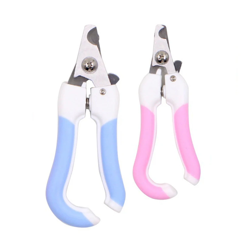 Professional Pet Cat Large Dog Nail Clipper Safety Cutter With Sickle Stainless Steel Grooming Scissors Teddy Claw Care Supplies