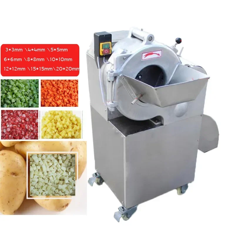 Dicing machine CHD-100 Commercial stainless steel multifunctional vegetable cutter vegetable spiral slicer 220V 1PC