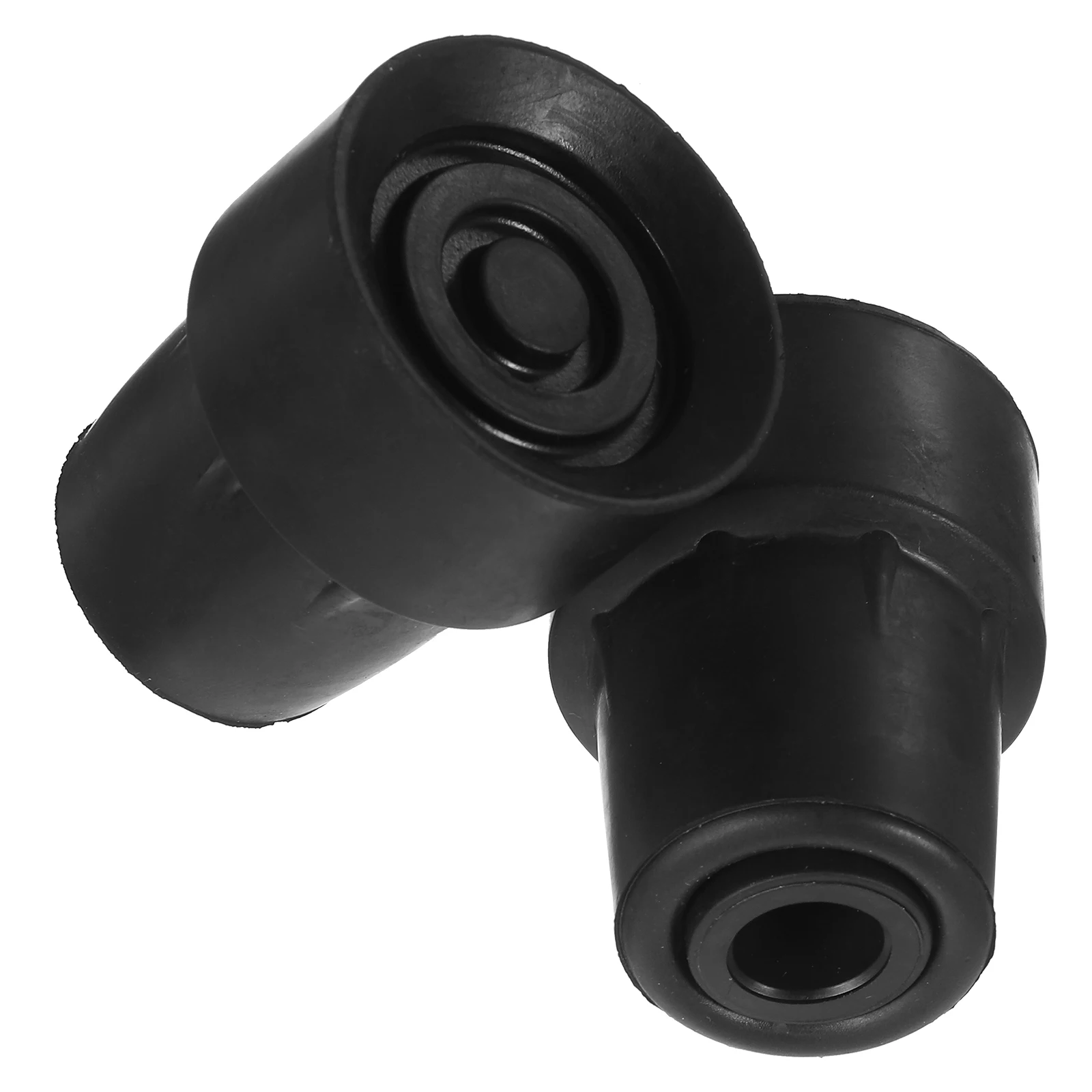 

2PCS Trekking Poles Rubber Tips Walking Stick Ends Cane Foot Covers Non-Slip Replacement Accessories Hiking Mountaineering