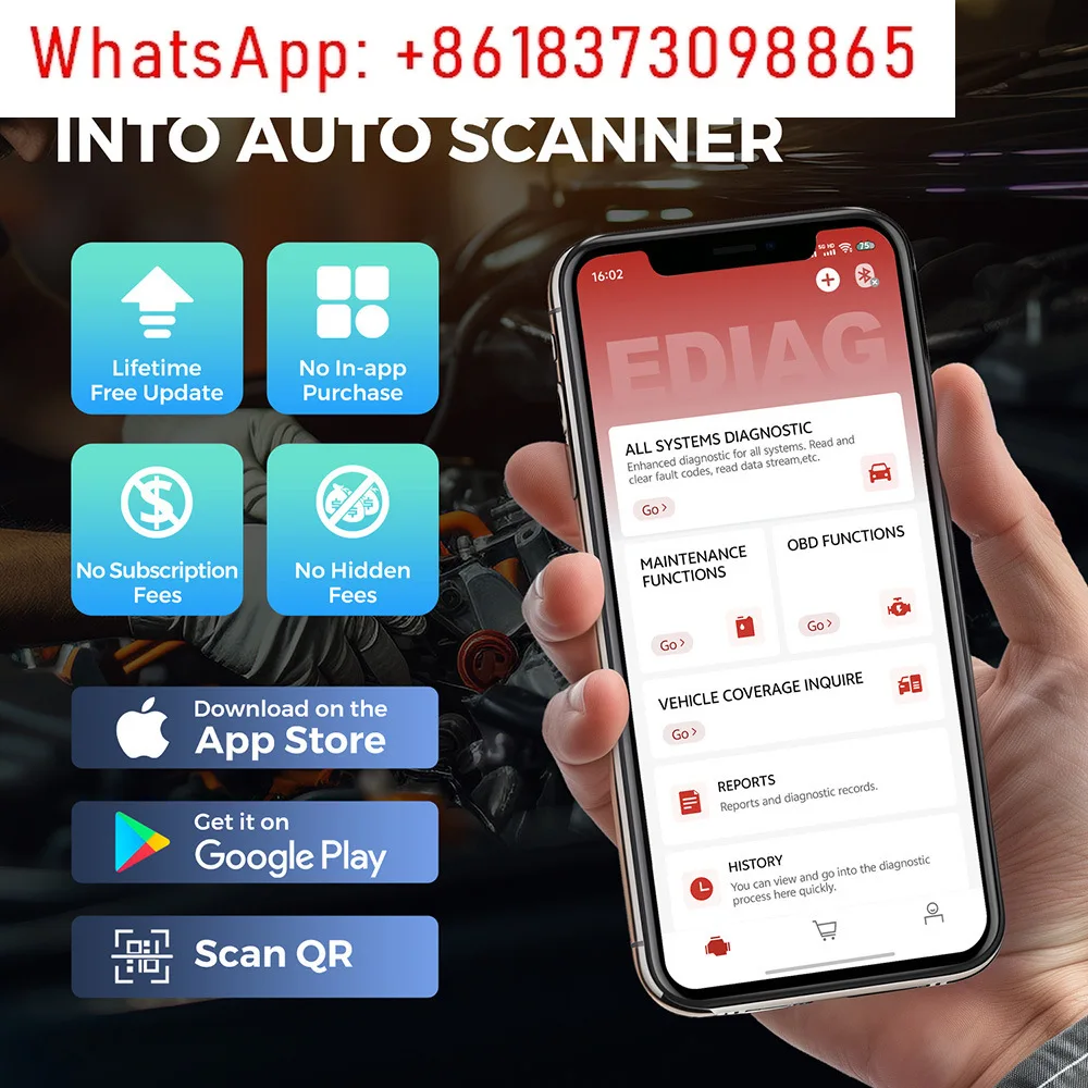 EDIAG Elite Todos los sistemas Herramienta de diagnóstico automotriz 15 Reinicta todos los diagnóstico automotriz 2 Código de escáner Actualización gratuita