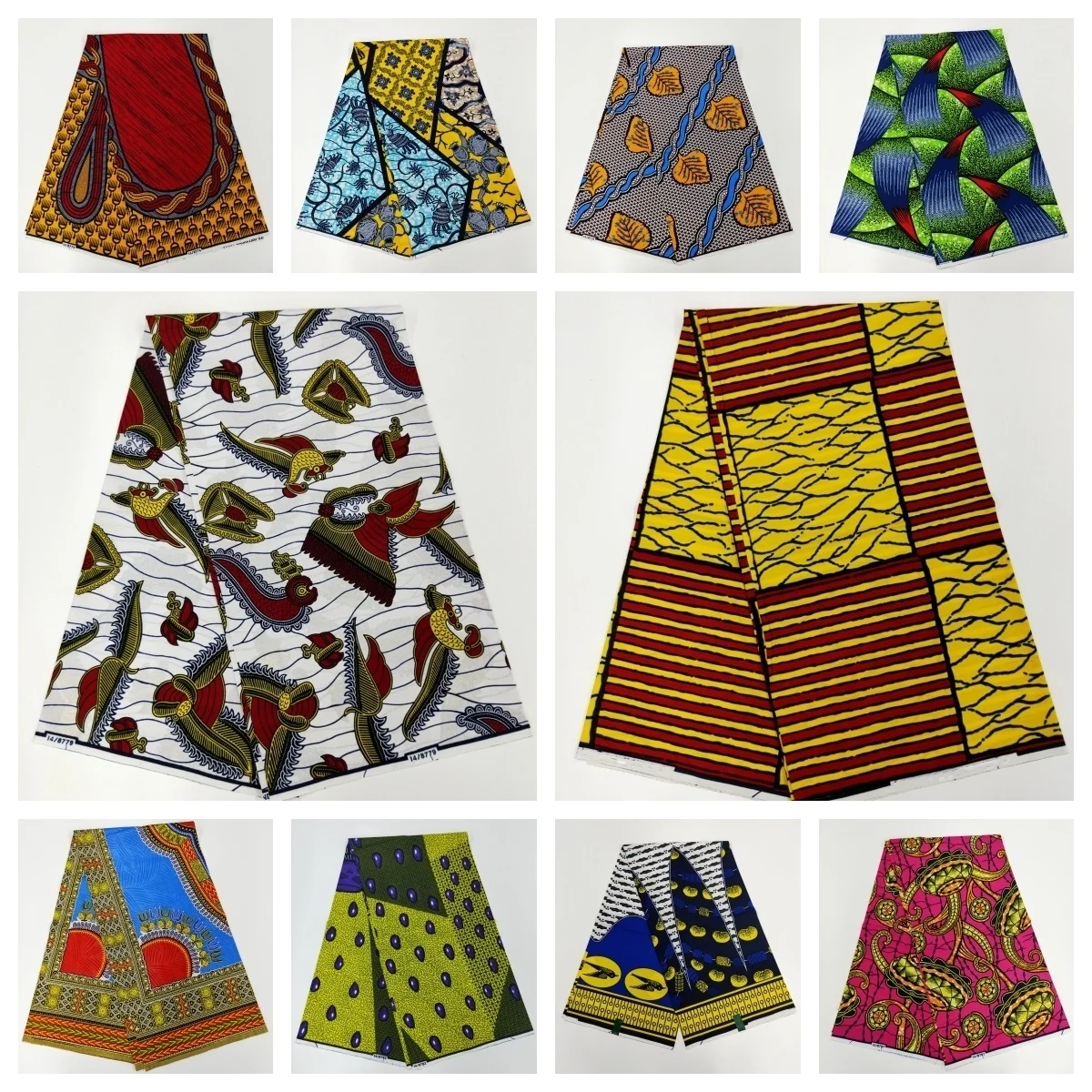 2024 African Wax Print Fabric Tissus Pagne Real Wax Fabric 6yards New Veritable Ankara Wax Original Soft Material Fabric Soft