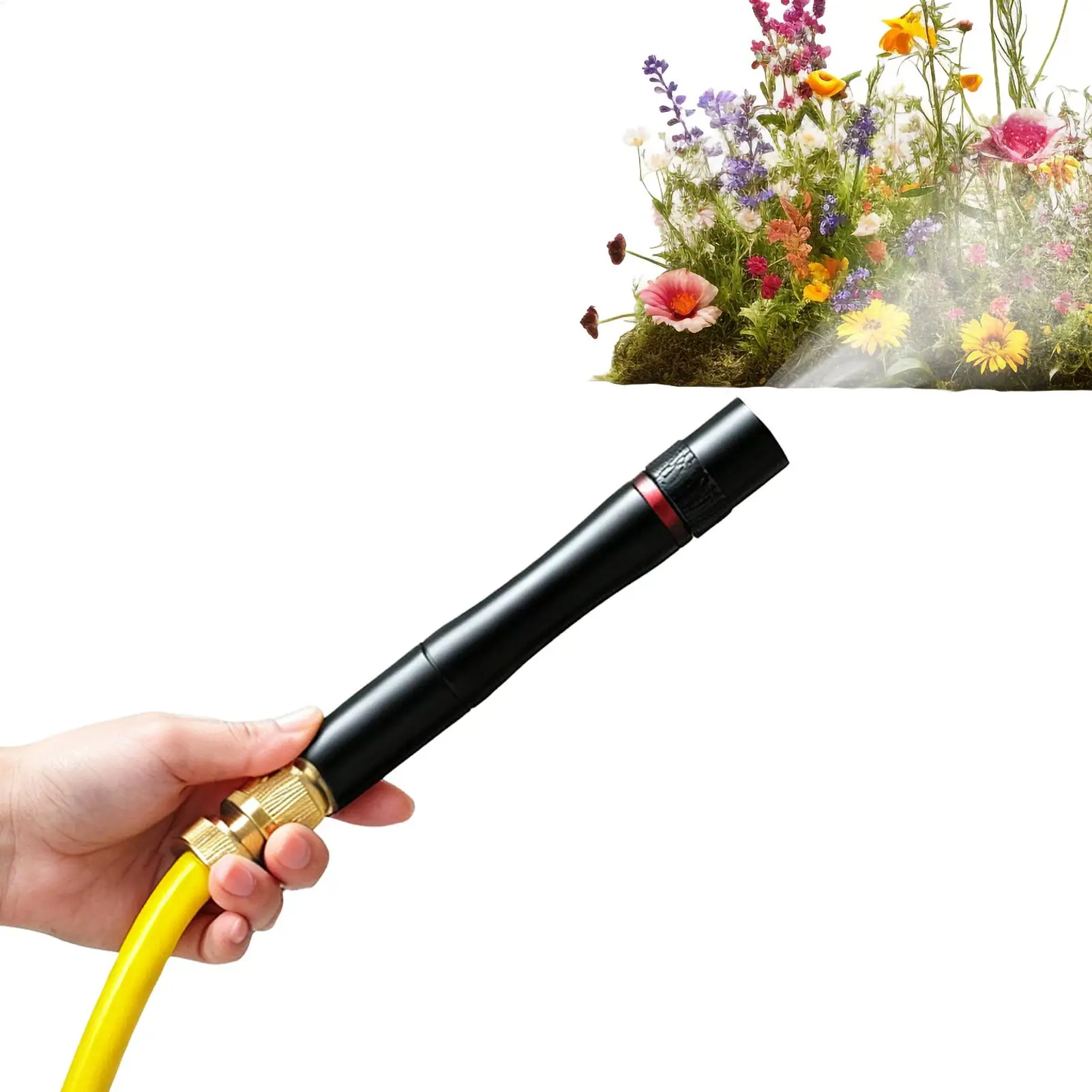 High Pressure Hose Nozzle Adjustable Spray Non-Slip Handheld Showerhead/direct/atomized Spray Mode Car Washing Water Gun