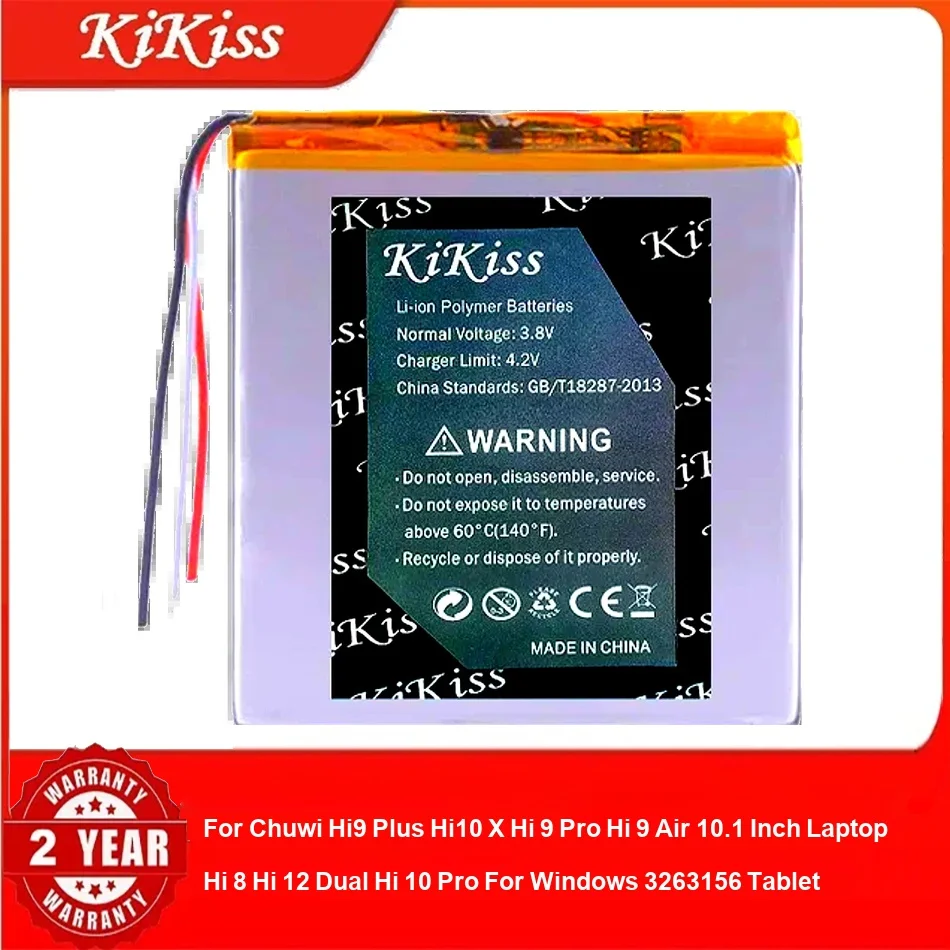 Battery For Chuwi Hi9 Plus Hi10 X Hi 9 Pro Air 10.1 Inch Laptop 8 12 Dual 10 Windows 3263156 Tablet