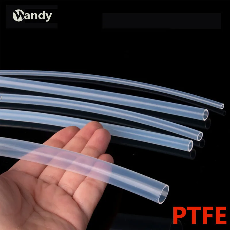 

1M/3M/5M Transparent PTFE Tube Insulated Rigid Capillary F46 Pipe High Low Temperature Resistance Transmit Hose Clear