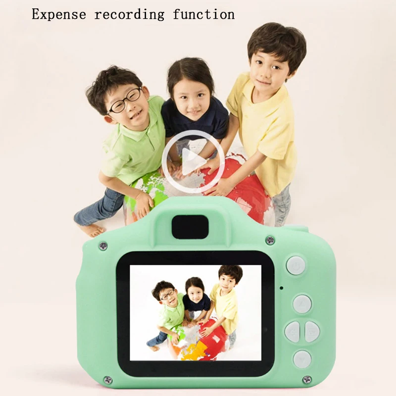 Kids Camera800W Cute Children's Camera With 16GB TF Card Waterproof 1080P HD Screen Camera Video Toy Outdoor Photography Camera