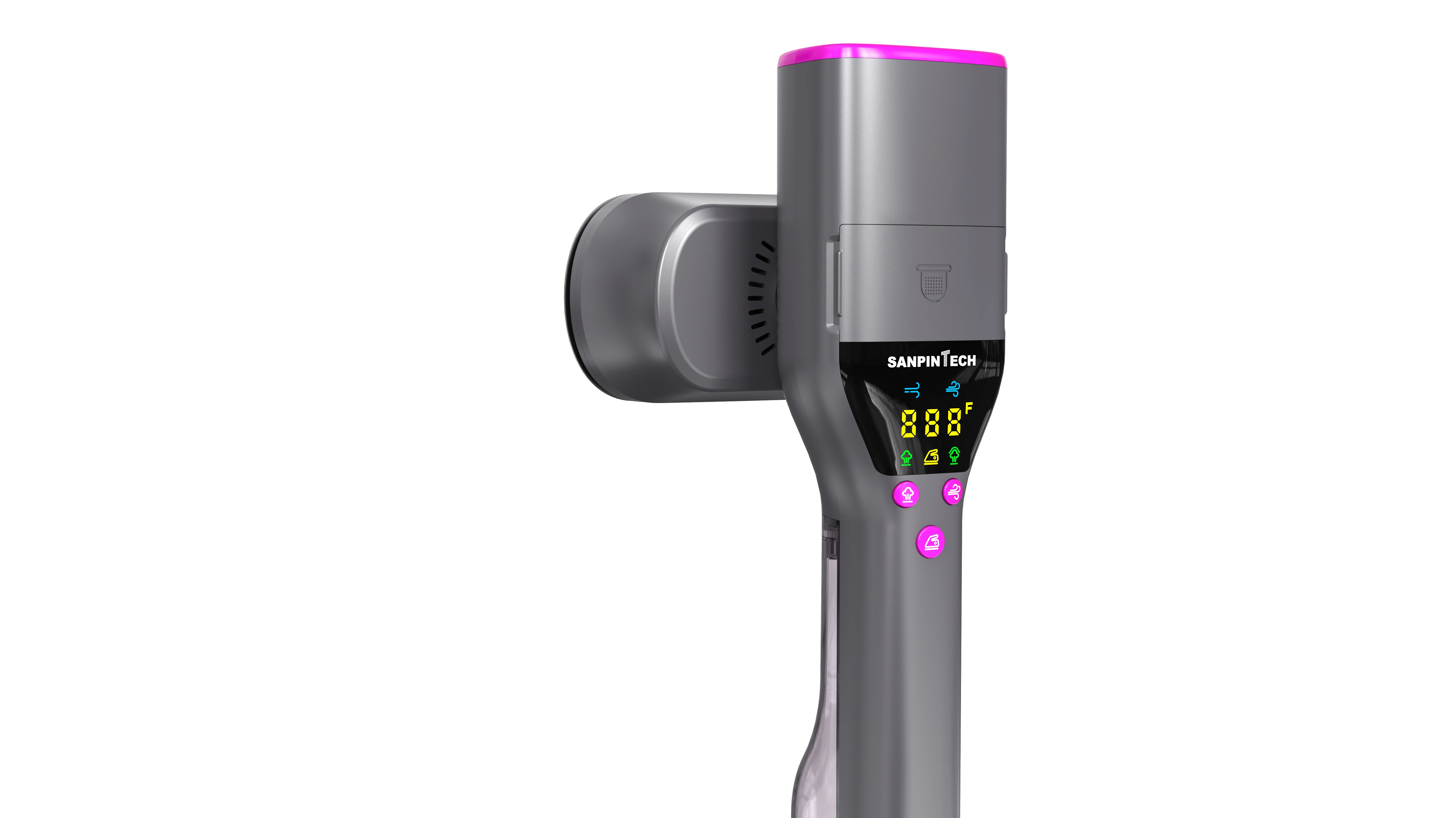 New Best-Selling OEM Instant Travel Garment Steamer, LCD Touchscreen Steam Iron, Handheld Mini Portable Iron