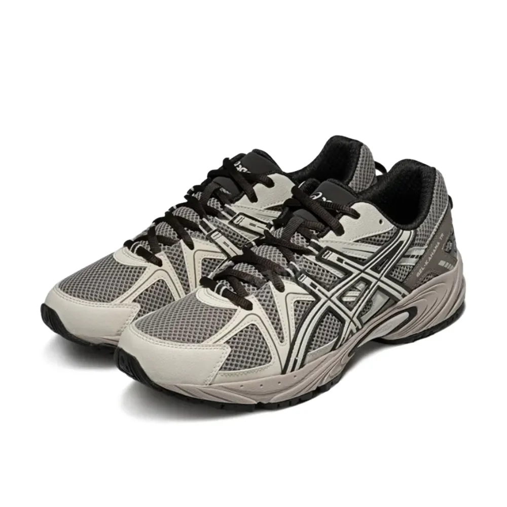Asics Gel-Kahana TR Synthetic Leather Low-Top Dad Sneakers Gray Comfortable Versa Cushioned Durable for Unisex Fit 1203A390-026 view 4