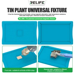 RELIFE RL-088 Tin-planted Universal Magnetic Fixture Multifunctional double-sided double-use  For repairing mobile phones