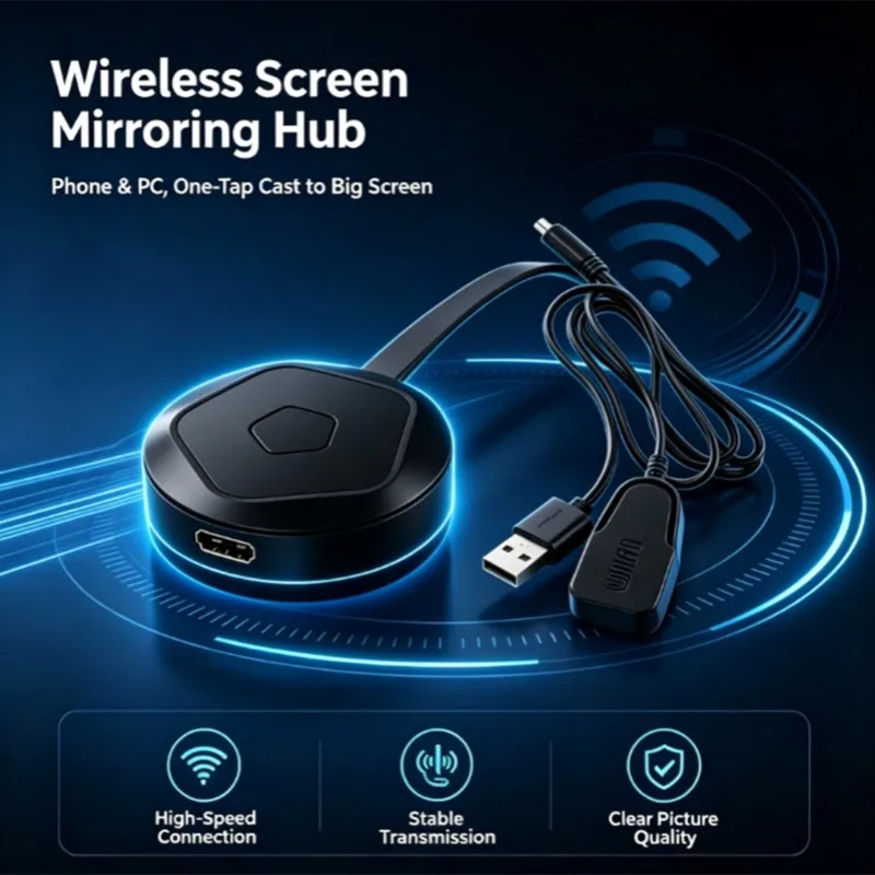 A97I-G28 Wireless Screen Mirroring Adapter Plug-And-Play -Compatible Adapter For Mirroring Phone PC To TV