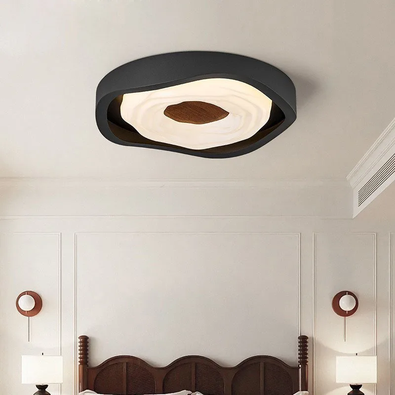 

Italian minimalist bedroom ceiling lamp modern simple creative cookie room light full