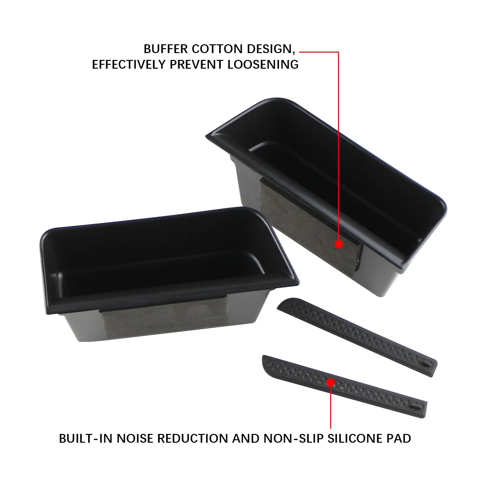Car Organizer Door Armrest Handle Storage Box Tray for Ford Explorer 2020 2021 2022 2023 XLT Limited Base Interior Accessories
