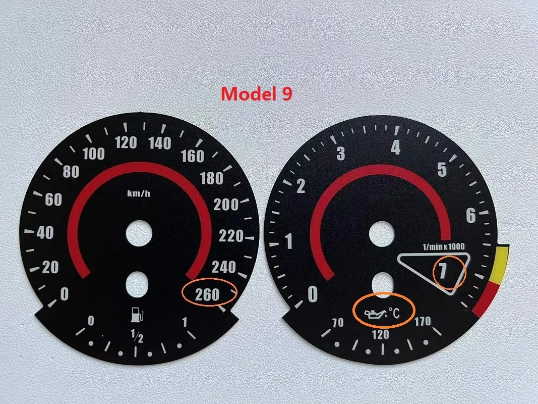 Counter Cluster Face Speedo Dial For BMW E90 E92 E93 E60 E70 E71 E84 Instrument Cluster Gauge Face Replacement