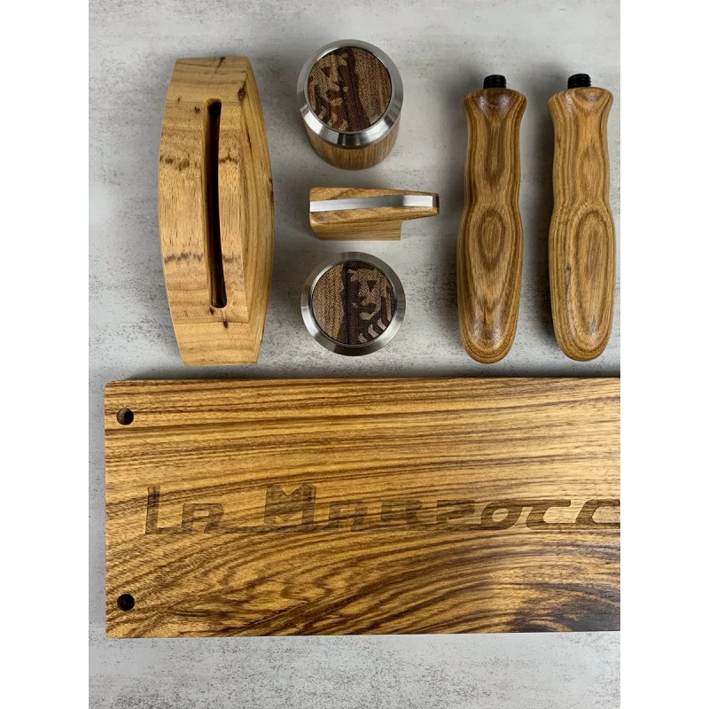 For modifying the walnut Wood/Zebra wood knob handle of the Italian lamarzocco mini semi-automatic single-head coffee machine