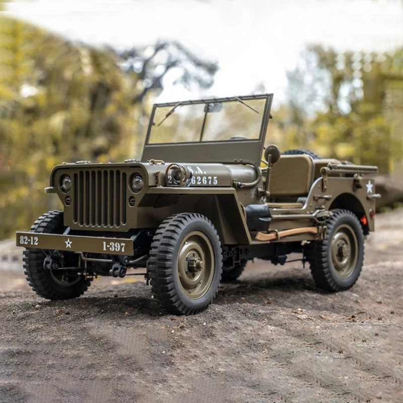 ROCHOBBY 1:12 RC Car 1941 Willys MB Buggy 1/12 RC Crawler Climbing Remote Control Model Car Adult Kids Toy Gifts