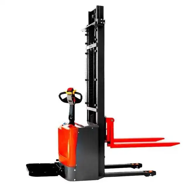 Self-climbing Semi-electric Stacker 500kg 1000kg 1.3m 1.6m Manual Stacker Efficient & Reliable Electric Pallet Stacker