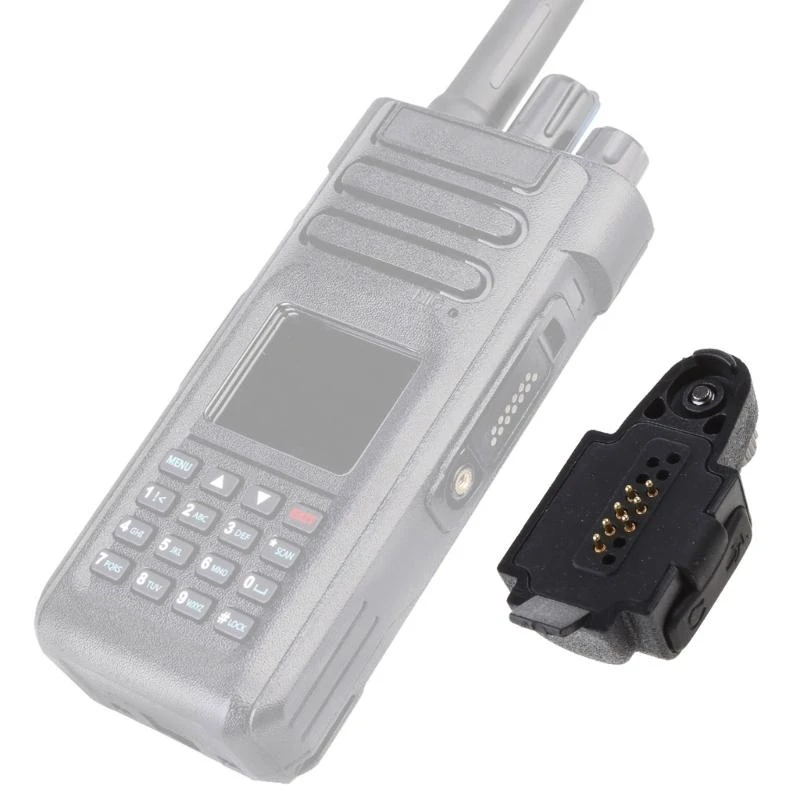 Конвертер разъема Audio-Adapter walkie-talkie для 2PIN Radio для GP328Plus retevis RT29 RT48 RT82 AILUNCE HD1