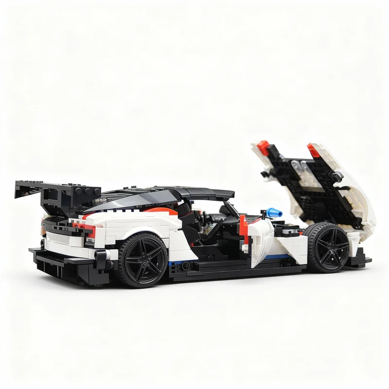 1137pcs MOC Cars Aston Martin Vulcan Model Building Blocks Architecture DIY Christmas Gift Assemble Creative Toy Idea Brick