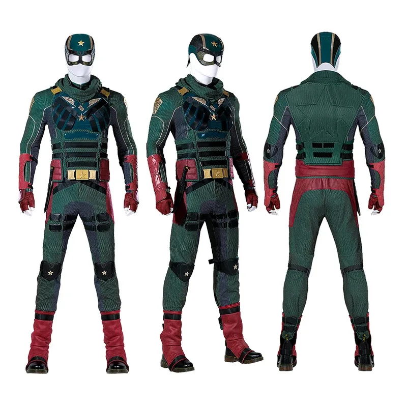 Cosplay Die Jungen Staffel 3 Erwachsene Männer Leder Grün Superheld Ben Battle Outfit Amerikanischer Soldat Junge Kostüm ob; 8