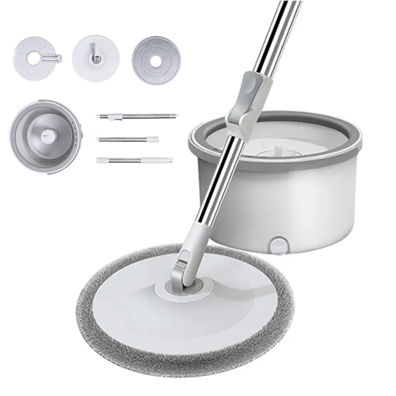 Smart Home Products Sewage Separation Squeeze Floating Mop Microfiber Spin Mop Set Multifunctional House Cleaning