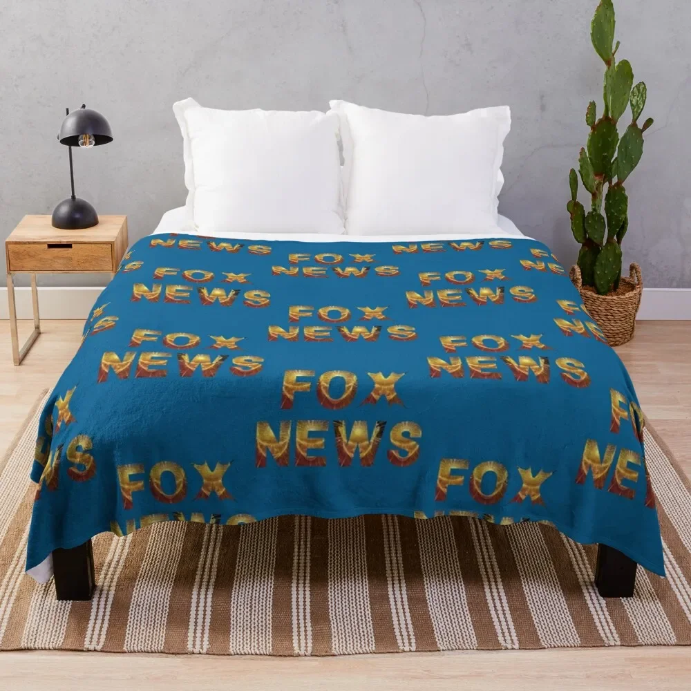 

Fox news bright idea theme Throw Blanket Multi Use Warm Blanket for Living Room Bedroom