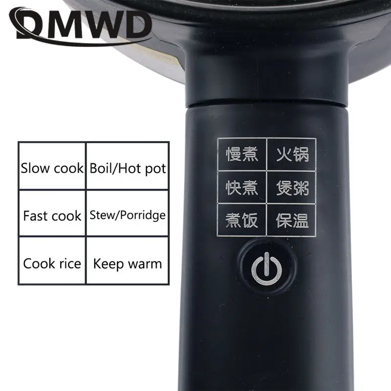 110V Multifunctional Electric Skillet Non-stick Omelette frying pan Smokeless Multicooker Noodles boiler Hotpot Egg Steamer 220V