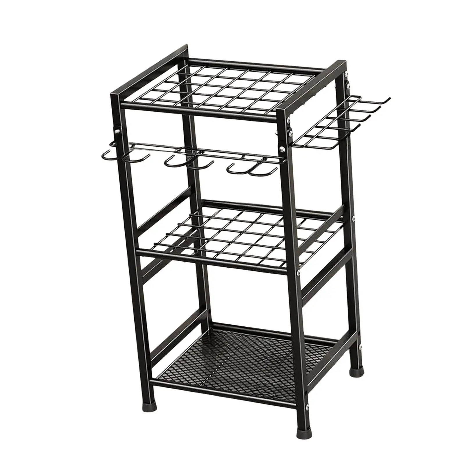 

Garden Tool Organizer Easy Assembly Stable Holder for Patios Gardens Garage