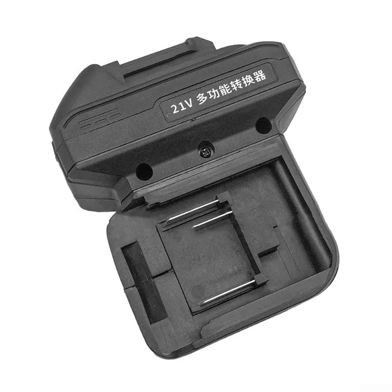 

For Makita 21V Battery 2-in-1 Battery Adapter for Makita 18V Li-ion Battery Power Tool Dual-Slot Adapter Extends Operating Time