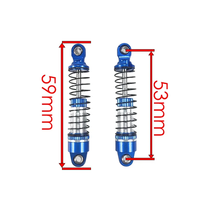 Rc Crawler Accessories Aluminum Shocks Absorbers Damper for 1/18 RC Crawler TRX4M TRX-4M Bronco Defender Upgrade Parts