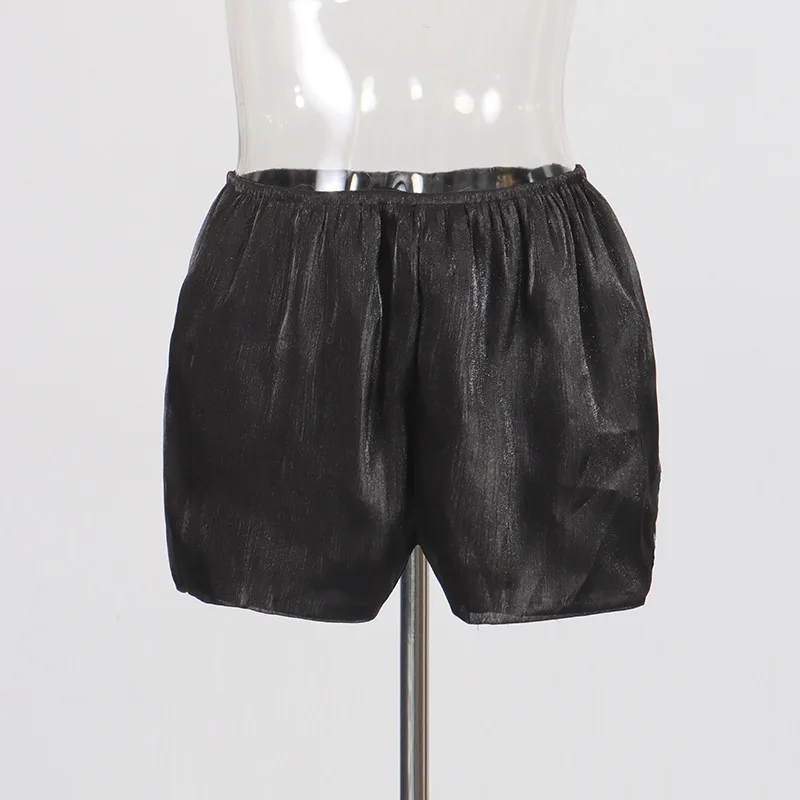 2026 Neues Schulterfreies Kleid mit Einseitigem Ausschnitt, Unregelmäßigem Band und Rüschenrock für einen Resort-Look für Damen – Detail 21