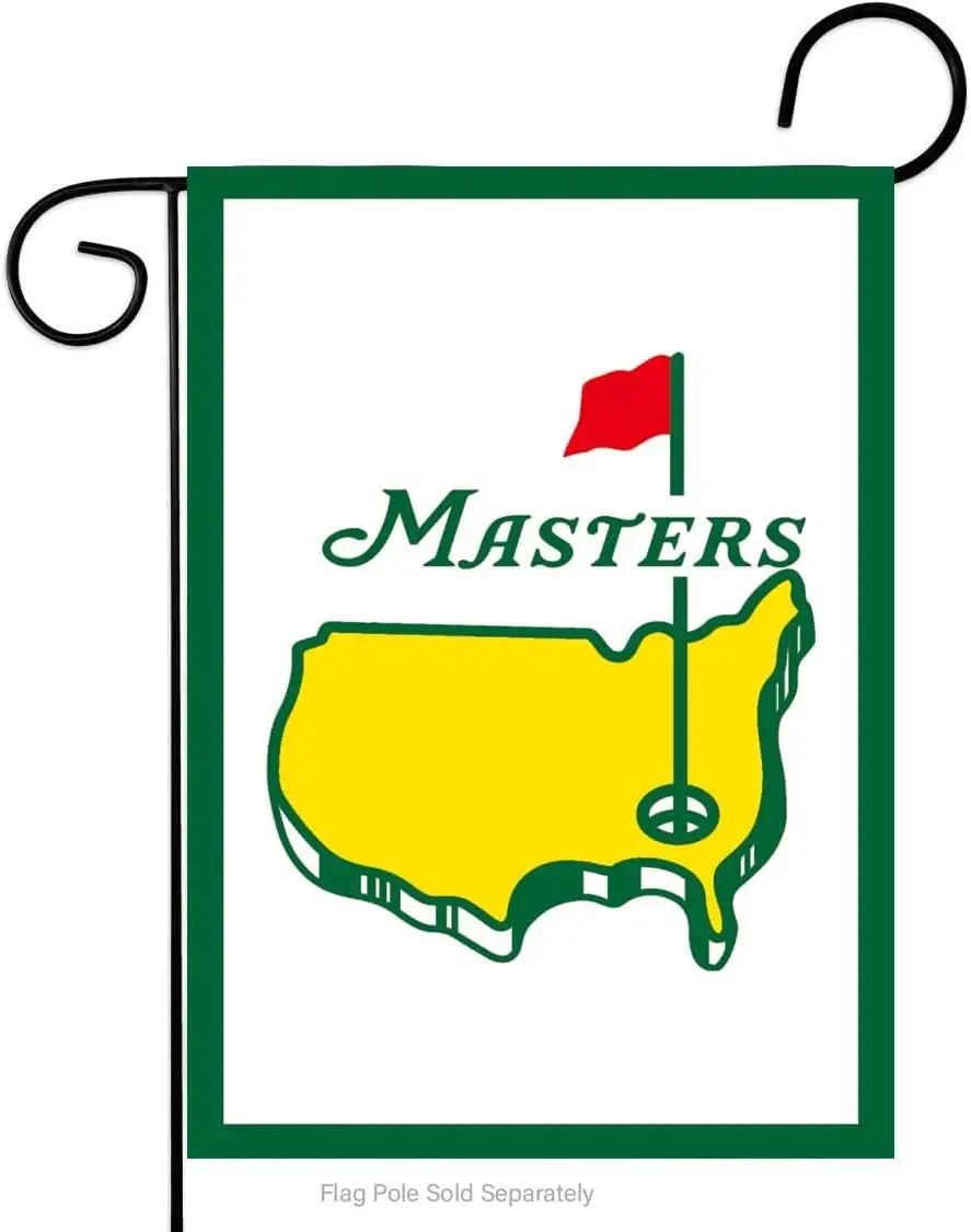 Masters Tournament Garden Flag Augusta National Golf Yard Home Garden Flag 12x18in for Indoor and Outdoor Funny Party Decor Gift