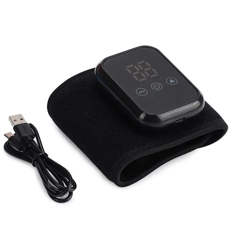 ABKR-Electric Heating Wristband Hand Massager Vibration Hot Compress Therapy Wrist Bandage Hand Joint Massage