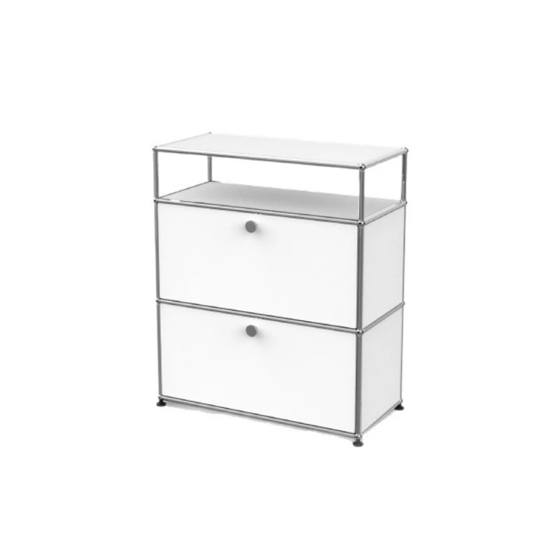 Cream wind module combination cabinet medieval ins wind storage porch chest