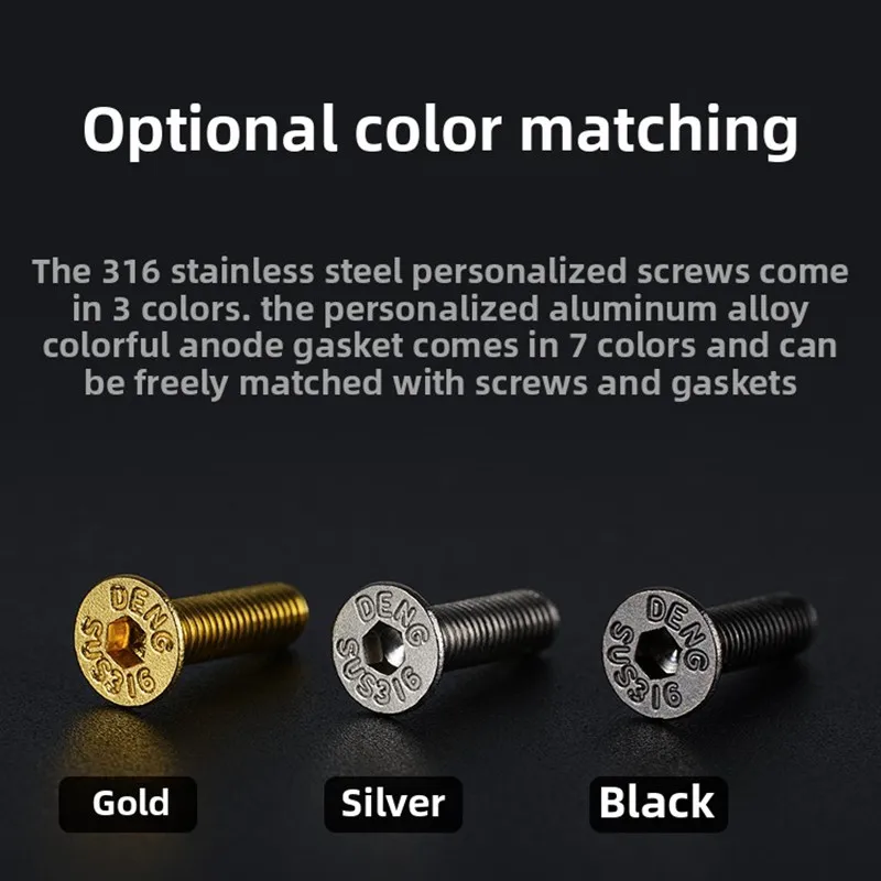 Heat Dissipation Deng 25MM Fan Screws Desktop Computer PC Case Fan Beautification Screw Fixed Chassis DIY Cooling Modification