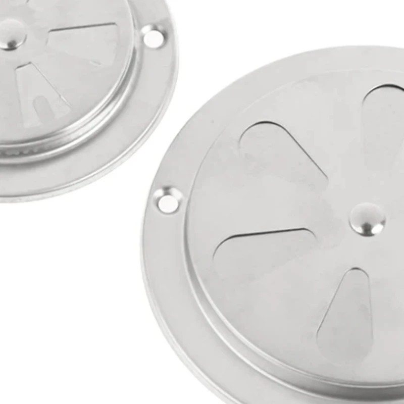 1Pcs 95/125mm Adjustable Air Vent Grille Round Ducting Ventilation Grilles Cover BBQ Grill Smoker Exhaust Vent Stove