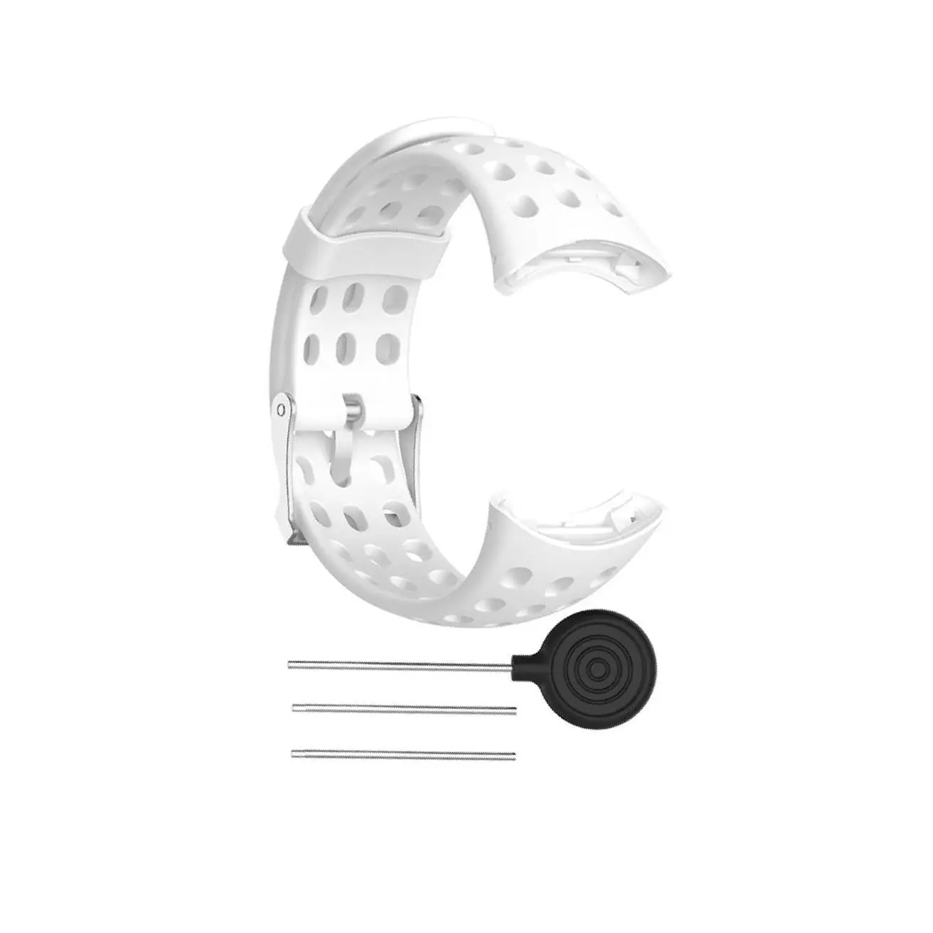 Non-toxic Watch Strap Comfortable And All Occasion Suitable Timeless Watch Bands Safe Ingredients white 22.5x2cm