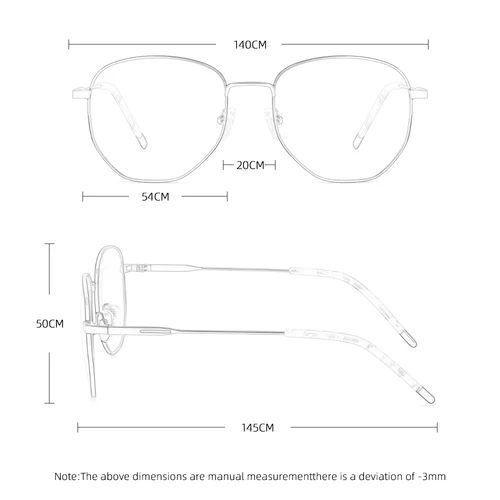 클라라 비다 티타늄 합금 대형 프레임 소녀, 로즈 골드, 오버사이즈 안경 프레임, 광학 안경 