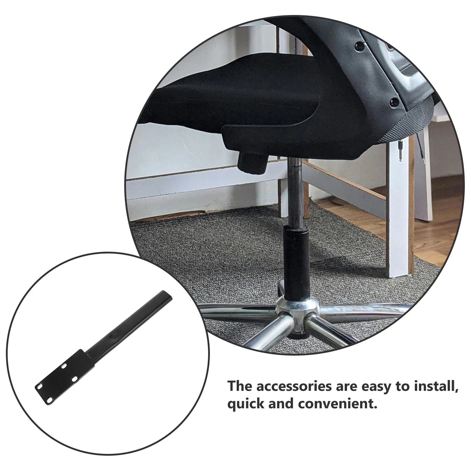 

Stainless Steel Back Support -3.5-6.5 for Office Chair Ergonomic Heavy Duty Replacement Part Sturdy Backrest Rod