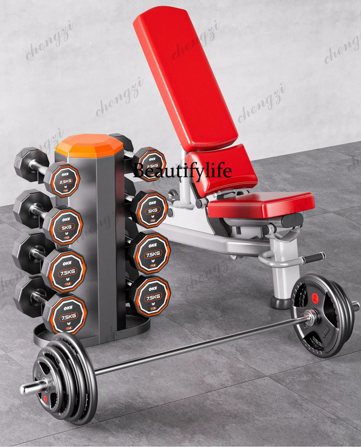 Commercial Bench Stool Training Stool Dumbbell Stool Household, Professional Fitness Chair