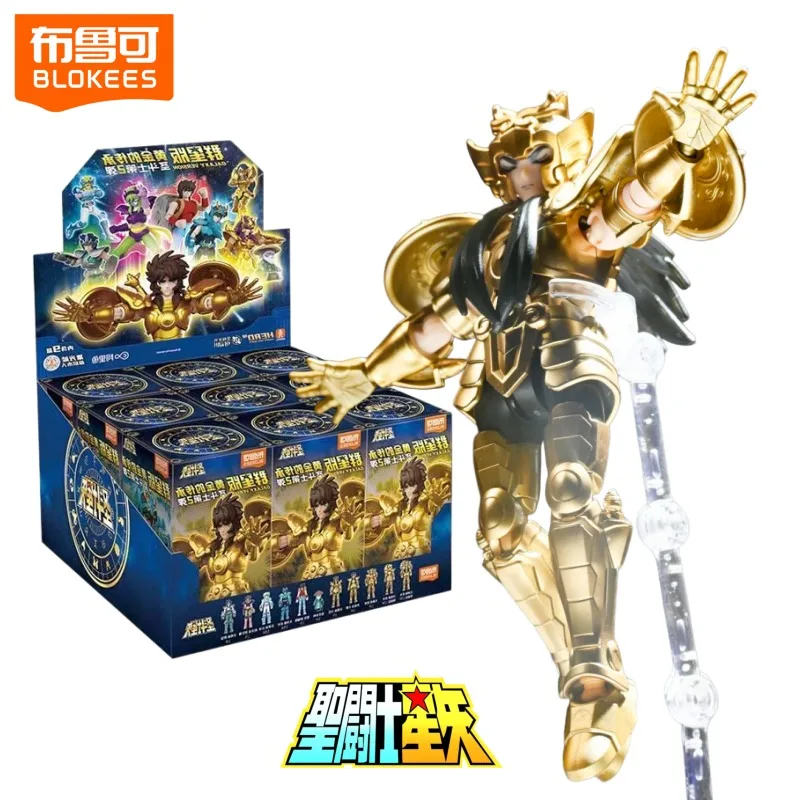 BLOKEES Saint Seiya Building Blocks Stars 2th Shiryu, modèles de jouets assemblés, peuvent être utilisés comme ornements de bureau ou comme cadeaux de vacances