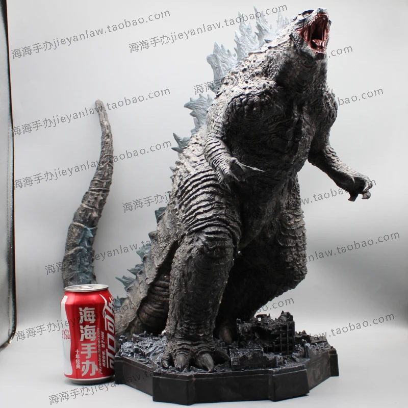 50Cm Film Randapparatuur King Kong Vs Godzilla Actiefiguur Gigantisch Monster Beeldje Godzilla Standbeeld Licht Model Pvc Collectie Speelgoed